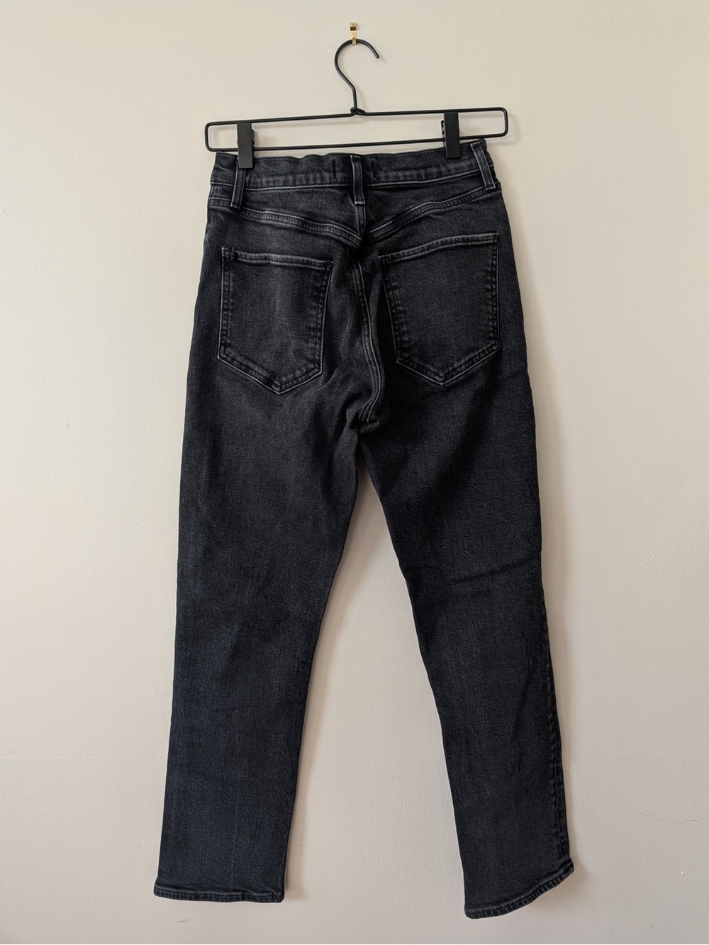 Agolde Charcoal Straight-Leg Jeans - Picture 4 of 5